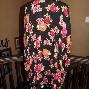 women's ANGIE floral boho kimono size small